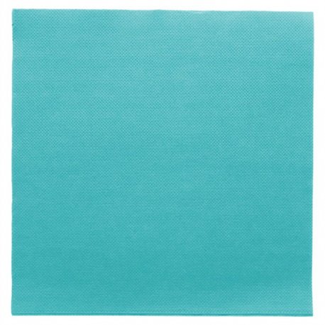 Serviette double point 39x39cm Col.Turquoise - Carton de 1200