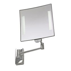 Miroir lumineux GALAXY col. Noir/métal - 1PC