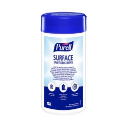 Lingettes désinfectantes agroalimentaires PURELL - Boite de 100