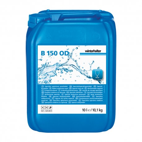 Liquide de rinçage spécial verres B150 OD pour machine WINTERHALTER - Bidon de 10L