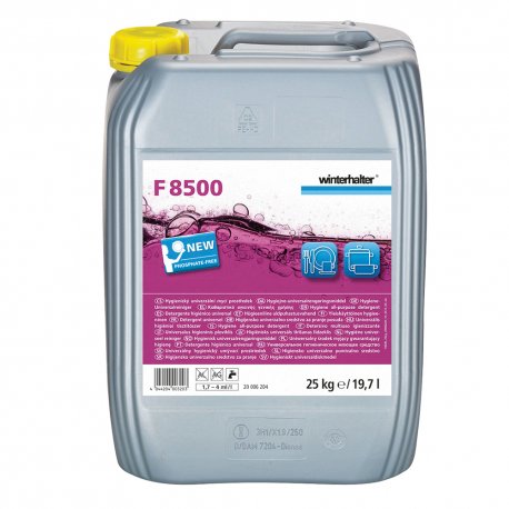 Détergent universel sans phosphates F8500 pour machine WINTERHALTER - Bidon de 25Kg