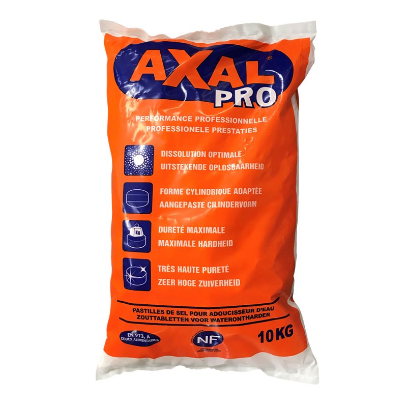 La gamme de sel pour adoucisseur d'eau AXAL I AXAL