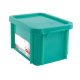 Bac rectangulaire HACCP avec couvercle 15L Vert - 1PC