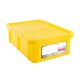 Bac rectangulaire HACCP avec couvercle 25L Jaune - 1PC