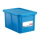 Bac rectangulaire HACCP avec couvercle 55L Bleu - 1PC