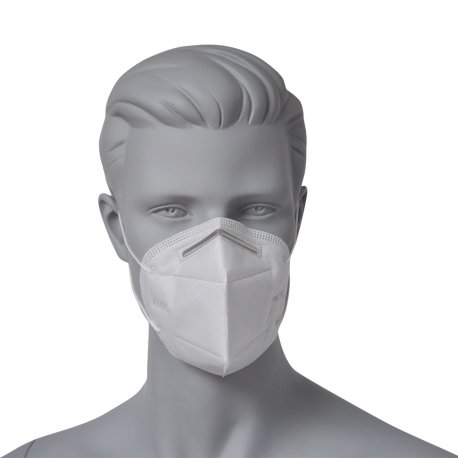 Masque de protection KN95 équivalent FFP2 col. Blanc - Carton de 1000