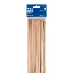 Pique brochette en bois 25cm - 100 pièces