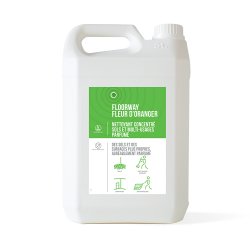 Nettoyant concentré pour les sols et multi-usages FLOORWAY FLEUR D'ORANGER - Bidon 5L