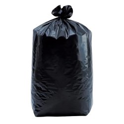 Sac à déchets noir 150L basse densité - 75 microns - Carton de 100 sacs