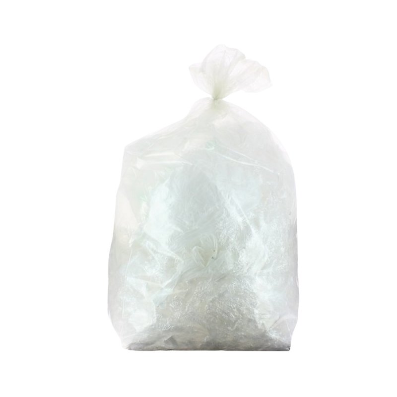 Sac à déchets transparent 130L basse densité - 70 microns - Carton de 100  sacs 