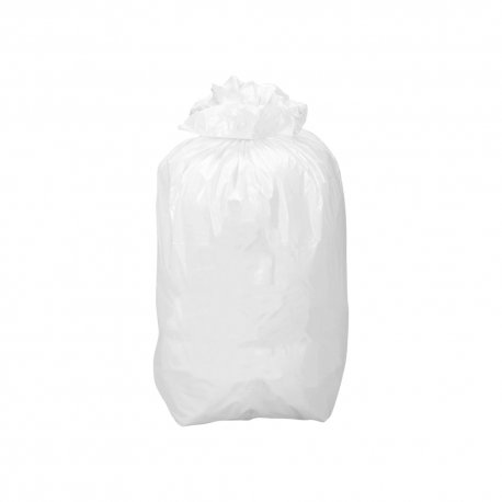 Carton de 100 sacs-poubelle 130 l transparent renforcé avec lien à