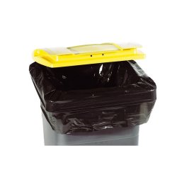 Housse noire pour conteneur 240 litres basse densité - 30 microns - Carton de 100 housses