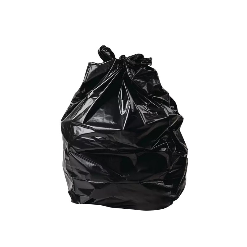 Sac poubelle 150L noir carton de 10 rouleaux