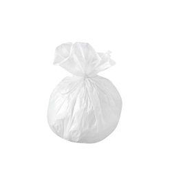 Sac poubelle blanc 10L 10 microns PEHD - Carton de 1000 sacs