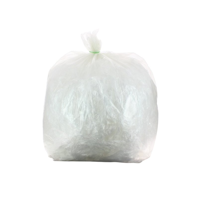 Sac poubelle transparent BD 30L 30µ rouleau de 25 sacs