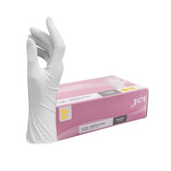 Gant jetable en latex non poudré AIRES Taille S (6/7) - Boite de 100 gants  