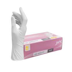 Gants Jetables En Latex Blanc - Taille Unique - Poudrés - Pour Nettoyage Et Bricolage