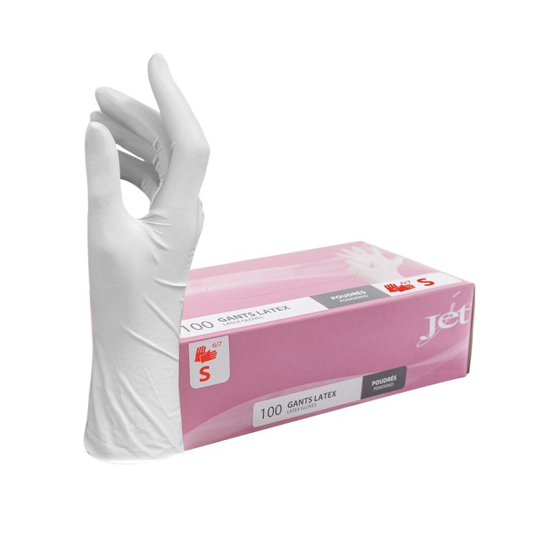 Lot de 100 Gants Jetable taille L en plastique épais