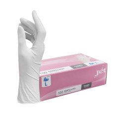 Gant jetable en latex non poudré AIRES Taille L (8/9) - Boite de 100 gants