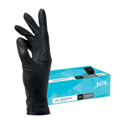 Lot 100 gants jetables latex poudré sans silicone taille 7/8 DELTA