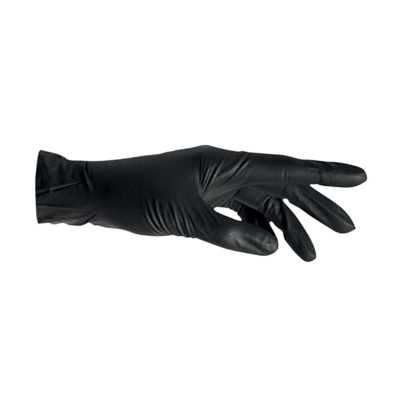 Gants Jetables Nitrile Noir Non Poudrés (x100) - Gants Jetables et  Manchettes - La Toque d'Or