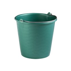 Seau rond en plastique avec anse en fer 10L - 1PC