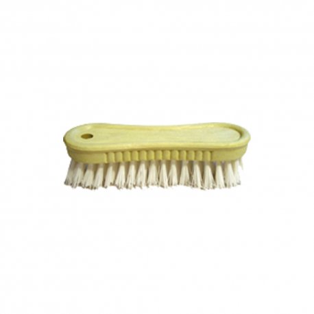 Brosse à laver à main en nylon semelle plastique L17,7cm - 1PC