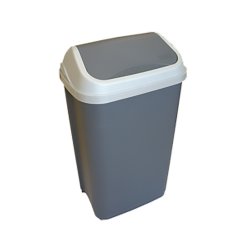 Corps poubelle basculant plastique Facile 50L noir