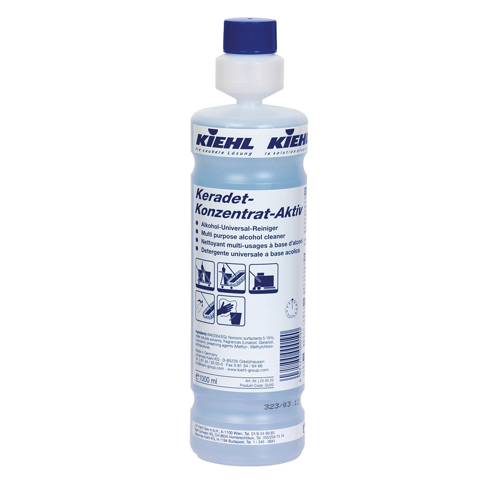Nettoyant multi-usages à base d'alcool KERADET-CONCENTRE AKTIV - Flacon de 1L