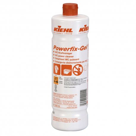 Détartrant WC puissant POWERFIX-GEL - Flacon de 1L