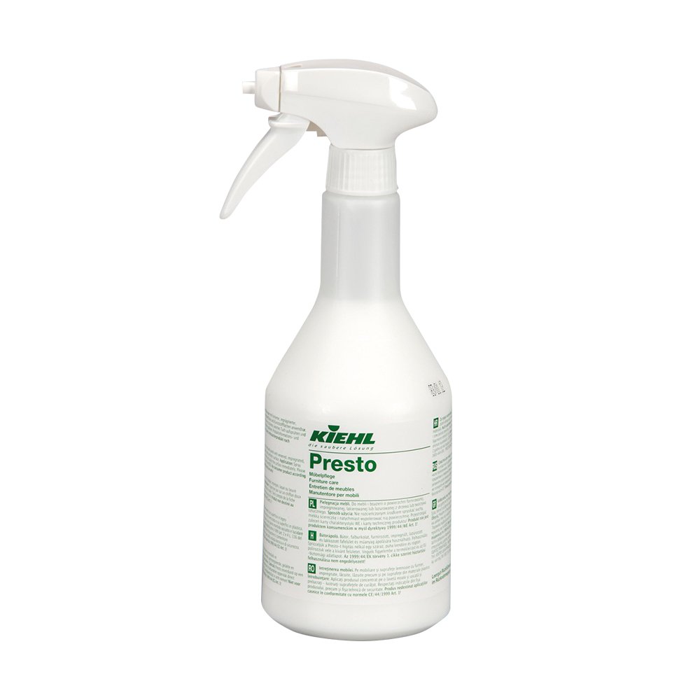 Nettoyant spécifique pour le bois (placage, glacé, vitrifié, laqué) PRESTO - Spray de 750ML