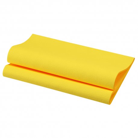 Serviette jetable non-tissée ECOECHO DUNISOFT 40x40 cm Col. Jaune - Colis de 720PC