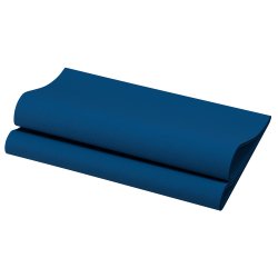 Serviette jetable non-tissée ECOECHO DUNISOFT 40x40 cm Col. Bleu foncé - Colis de 720PC