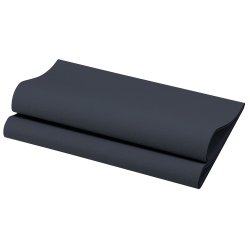 Serviette jetable non-tissée ECOECHO DUNISOFT 40x40 cm Col. Noir - Colis de 720PC