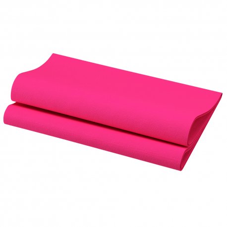 Serviette jetable non-tissée ECOECHO DUNISOFT 40x40 cm Col. Fuschia - Colis de 720PC