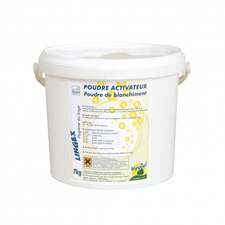 Poudre de blanchiment pour le linge LINGEX POUDRE ACTIVATEUR - Seau de 10Kg