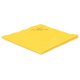 Lavette lisse non tissée microfibre 38x40 cm Jaune - Sachet de 5PC