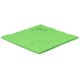 Lavette lisse non tissée microfibre 38x40 cm Vert - Sachet de 5PC