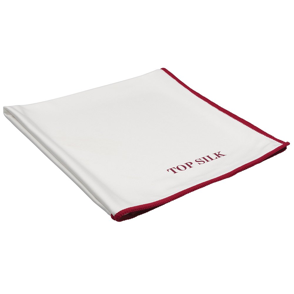 Torchon microfibre TOP SILK spécial verre 50x70cm col. Blanc - 1PC