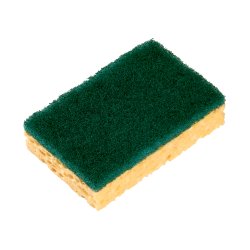 Eponge grattante TAMPONGE Grand modèle 13x8,4cm col. vert - Paquet de 10PC