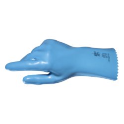 Gant Jersette latex col. Bleu Taille 9 1/2 - 1PC