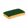Eponge grattante TAMPONGE AIRES col. vert Petit modèle 11x7cm - Paquet de 10PC