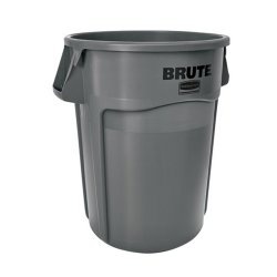 Conteneur rond BRUTE 167L avec poignées col. Gris - 1PC