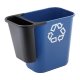 Bac latéral de recyclage 5L pour corbeilles de bureau col. Noir - 1PC