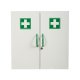 Armoire à pharmacie 2 portes col. Blanc et vert - 1PC