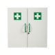 Armoire à pharmacie 2 portes col. Blanc et vert - 1PC