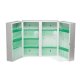 Armoire à pharmacie 2 portes col. Blanc et vert - 1PC