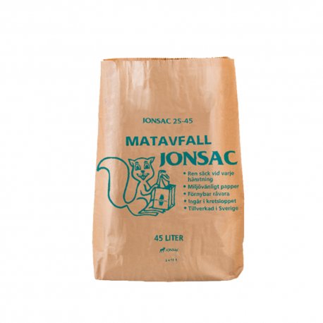 Sac poubelle Kraft 45L 55x67x16cm - Carton de 50 sacs