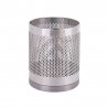Poubelle de bureau 10L finition inox - 1PC