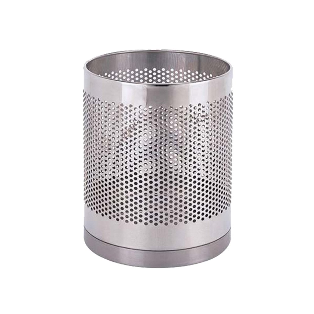 Poubelle de bureau 10L finition inox - 1PC